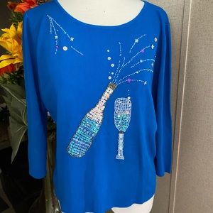 Bedazzled Sweaterworks Top